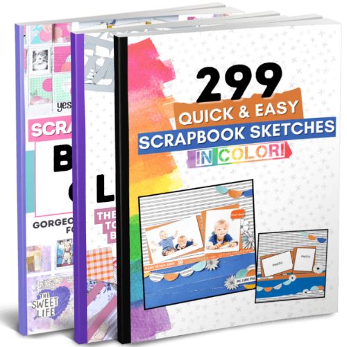 BBI Bundle: Big Book Of Ideas, Layouts From Leftovers & 299 Color Sketches Books